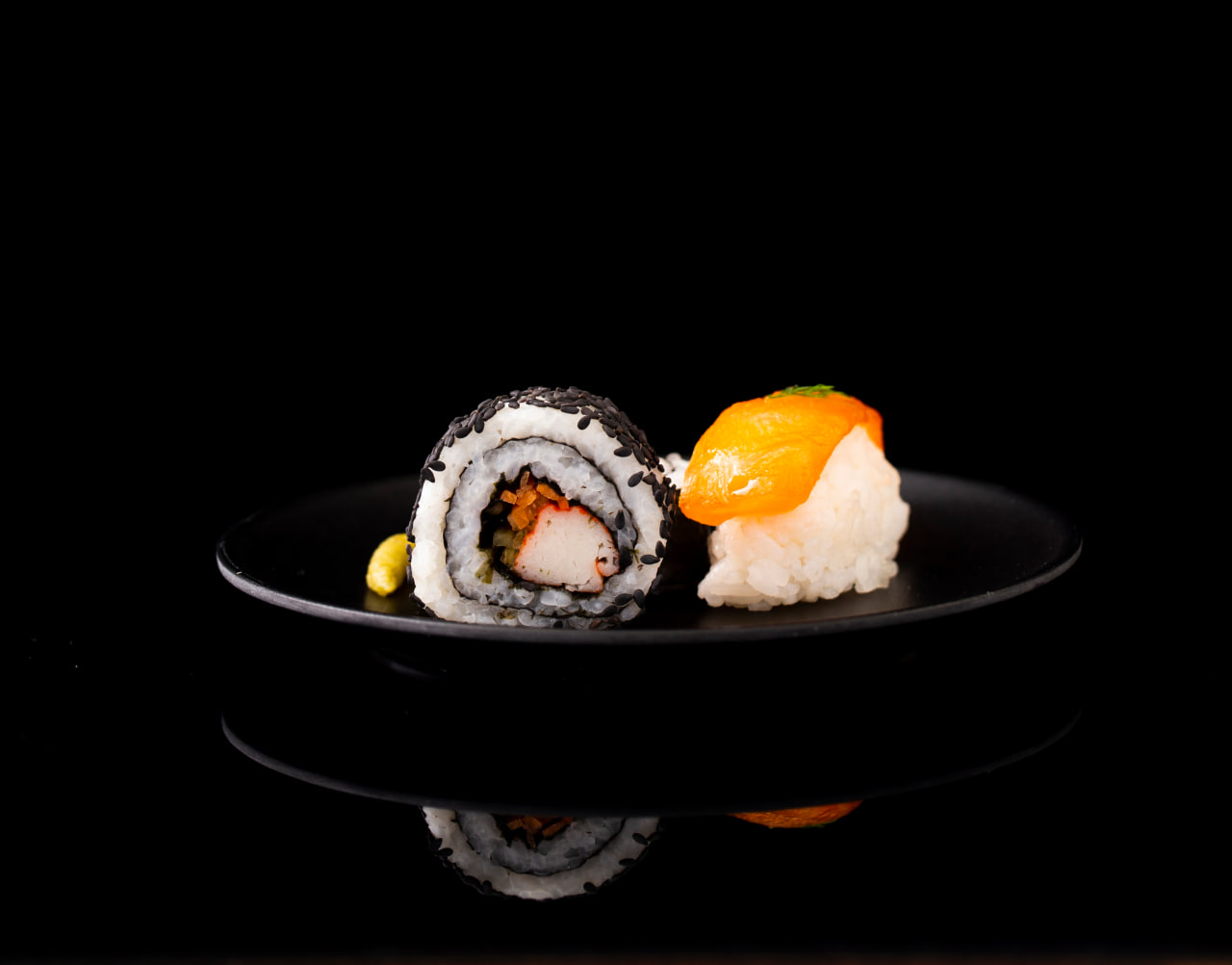 Baked Roll with Salmon